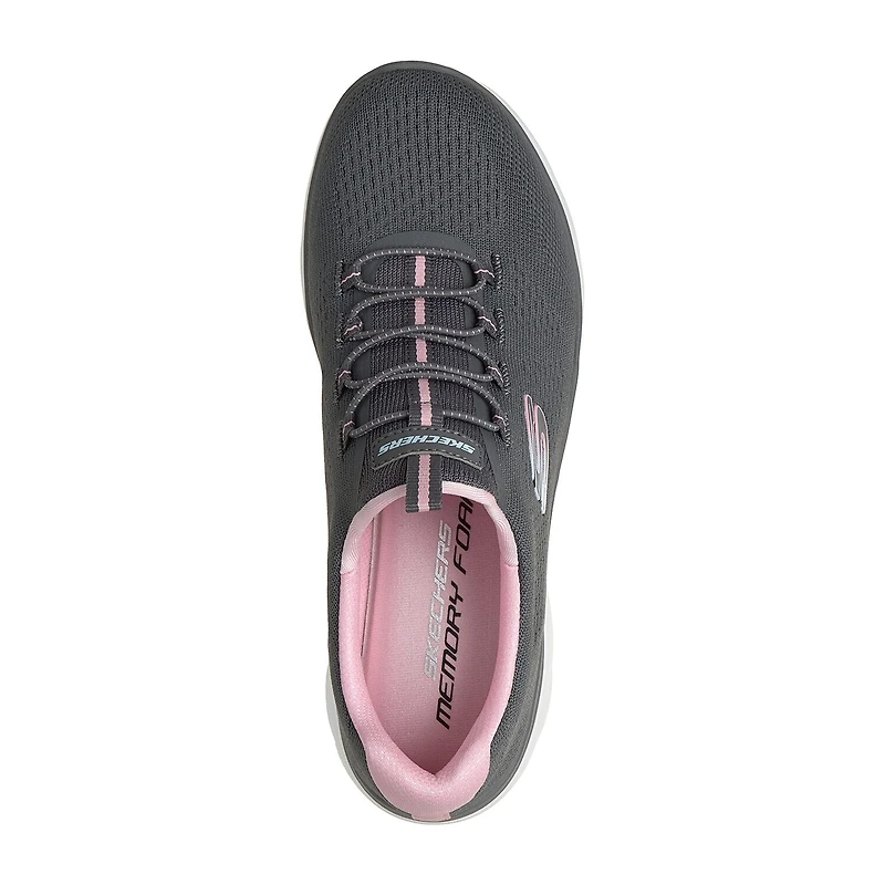 Skechers Summits Womens Slip-On Walking Shoes Wide Width