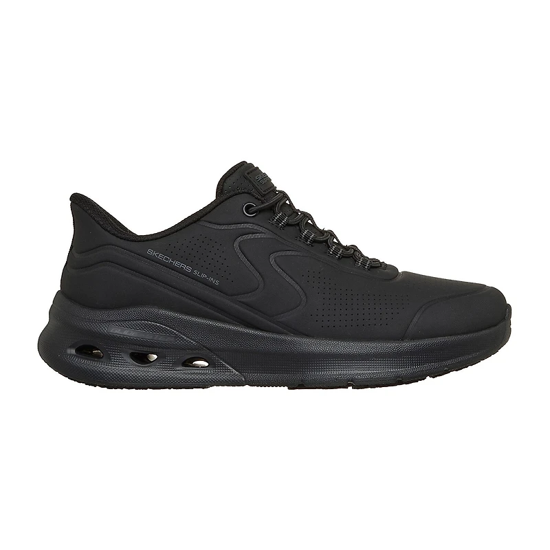 Skechers Hands Free Slip-Ins Arc Waves Womens Round Closed Toe Work Shoes