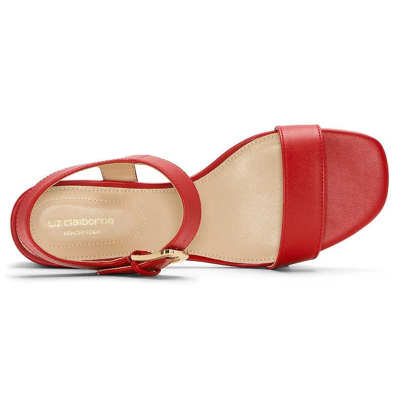 Liz Claiborne Womens Raglan Heeled Sandals