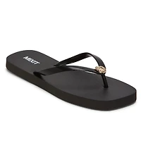 Mixit Womens Embellished Flip-Flops