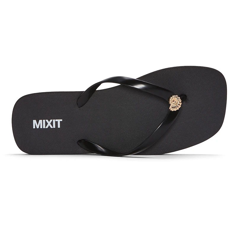 Mixit Womens Embellished Flip-Flops