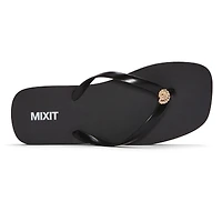 Mixit Womens Embellished Flip-Flops