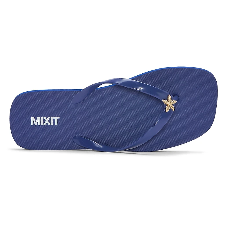 Mixit Womens Embellished Flip-Flops