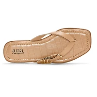 A.N.A Womens Hardware Flip-Flops