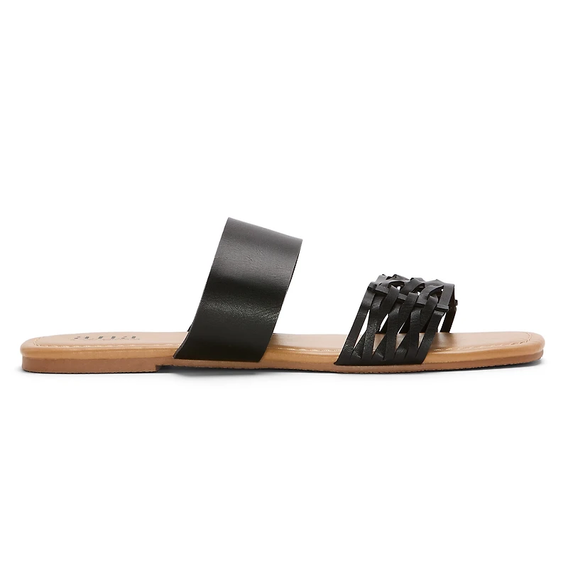 a.n.a Womens Dual Band Slide Sandals