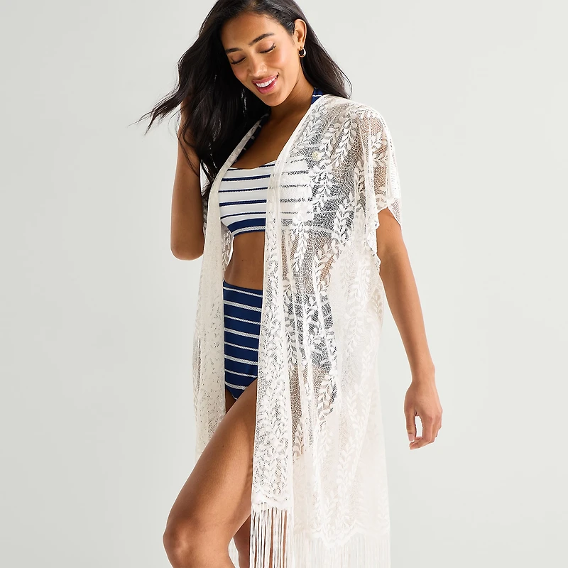 SOL and MER Lace Topper Wrap