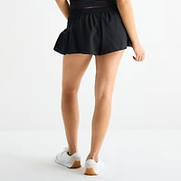 Arizona Womens Mid Rise Juniors Active Pull-On Short