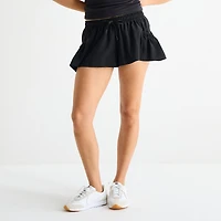 Arizona Womens Mid Rise Juniors Active Pull-On Short
