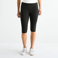 Arizona Womens Mid Rise Juniors Capri Legging