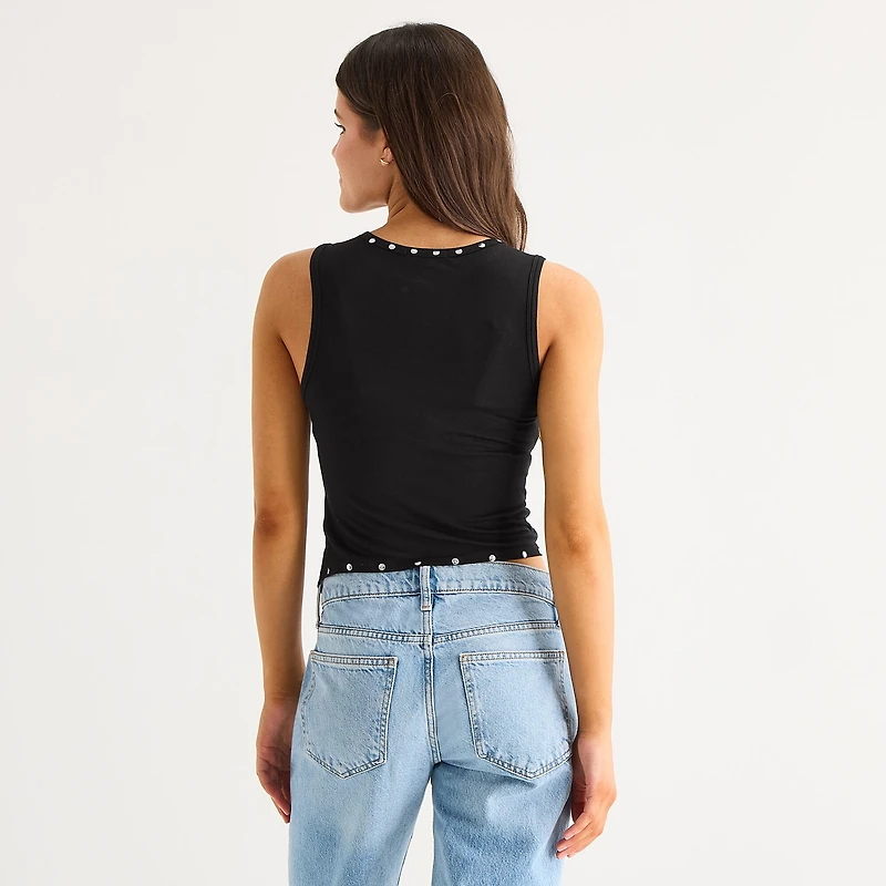 Forever 21 Womens Juniors Sleeveless Tank Top
