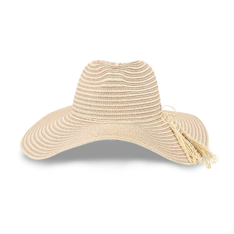 JS Jessica Simpson Stripe Shimmer Womens Floppy Hat