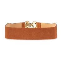JS Jessica Simpson Skinny Elastic Stretch Waist Womens Belt