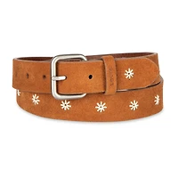 Levi's® Floral Stitched Strap Casual Belt, Genuine Leather Womens Belt