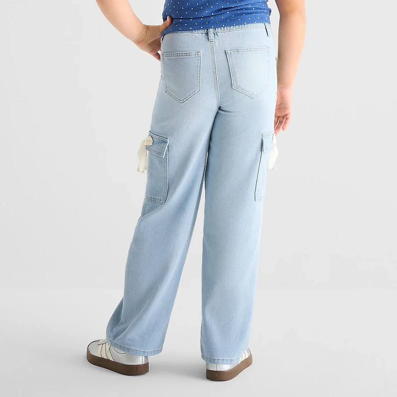 Vanilla Star Big Kid Girls Cargo Jean
