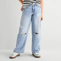 Vanilla Star Big Kid Girls Wide Leg Jean