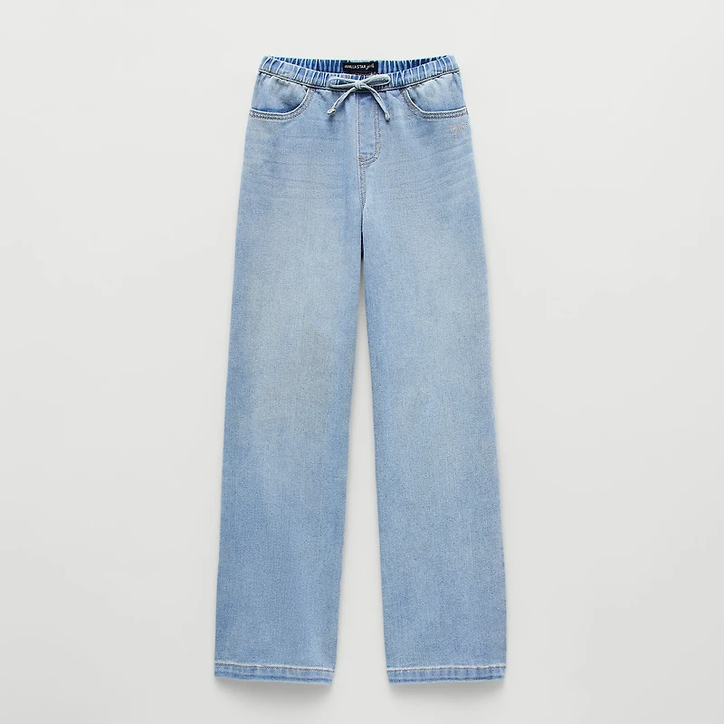 Vanilla Star Big Kid Girls Wide Leg Jean