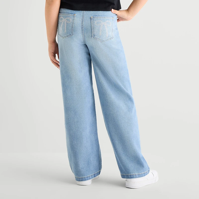 Vanilla Star Big Kid Girls Wide Leg Jean