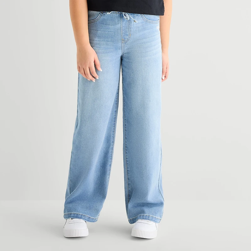 Vanilla Star Big Kid Girls Wide Leg Jean