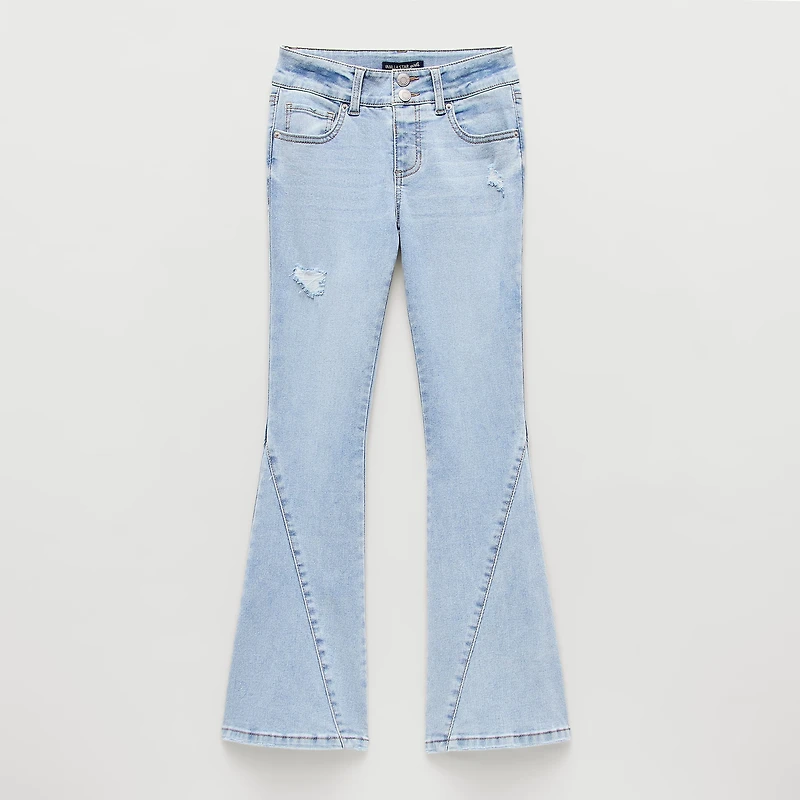 Vanilla Star Big Kid Girls High Rise Flare Leg Jean