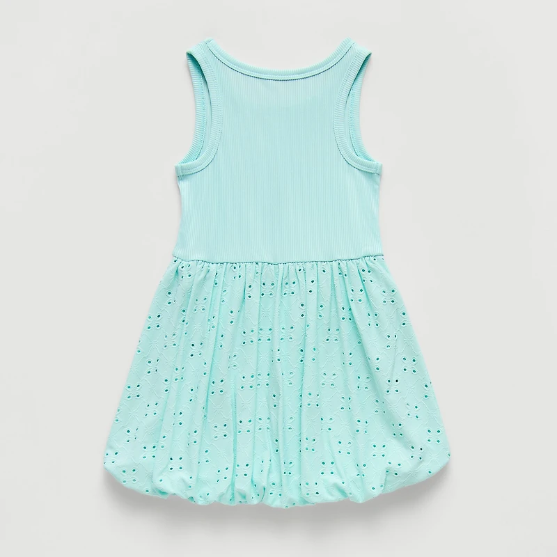 Okie Dokie Toddler & Little Girls Bubble Hem Sleeveless A-Line Dress