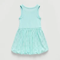 Okie Dokie Toddler & Little Girls Bubble Hem Sleeveless A-Line Dress