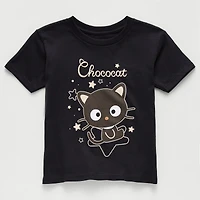 Little & Big Kid Girls Crew Neck Short Sleeve Regular Fit Hello Kitty Graphic T-Shirt