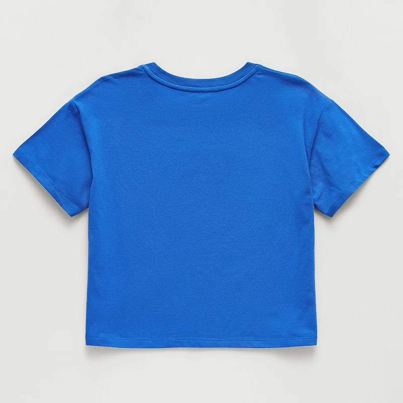 Thereabouts Little & Big Kid Girls Crew Neck Short Sleeve Boxy Fit Graphic T-Shirt