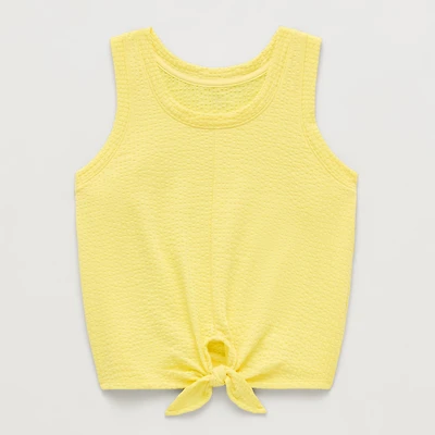 Xersion Little & Big Kid Girls Round Neck Sleeveless Active Tank Top