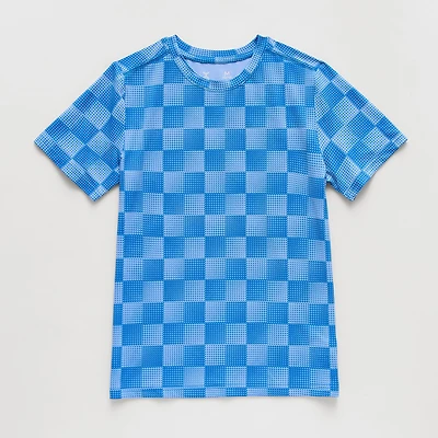 Xersion Little & Big Kid Boys Crew Neck Short Sleeve Moisture Wicking Active T-Shirt