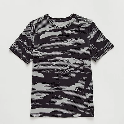 Xersion Little & Big Kid Boys Crew Neck Short Sleeve Moisture Wicking Active T-Shirt