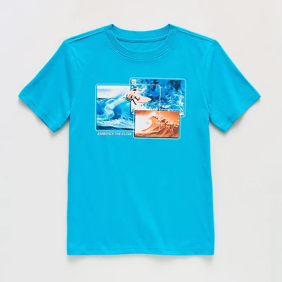 Xersion Little & Big Kid Boys Crew Neck Short Sleeve Regular Fit Graphic T-Shirt