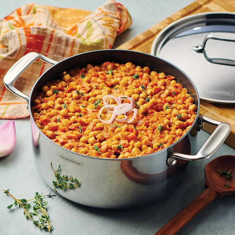 Tramontina Utsava Stainless Steel -qt. Covered Casserole