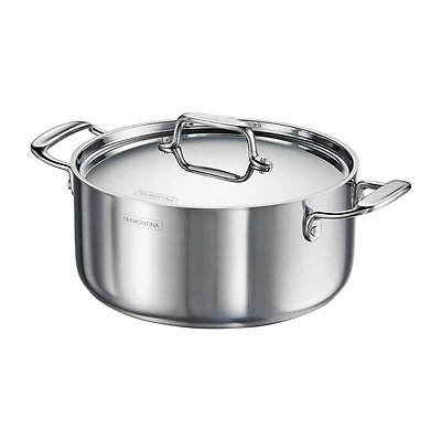 Tramontina Utsava Stainless Steel -qt. Covered Casserole