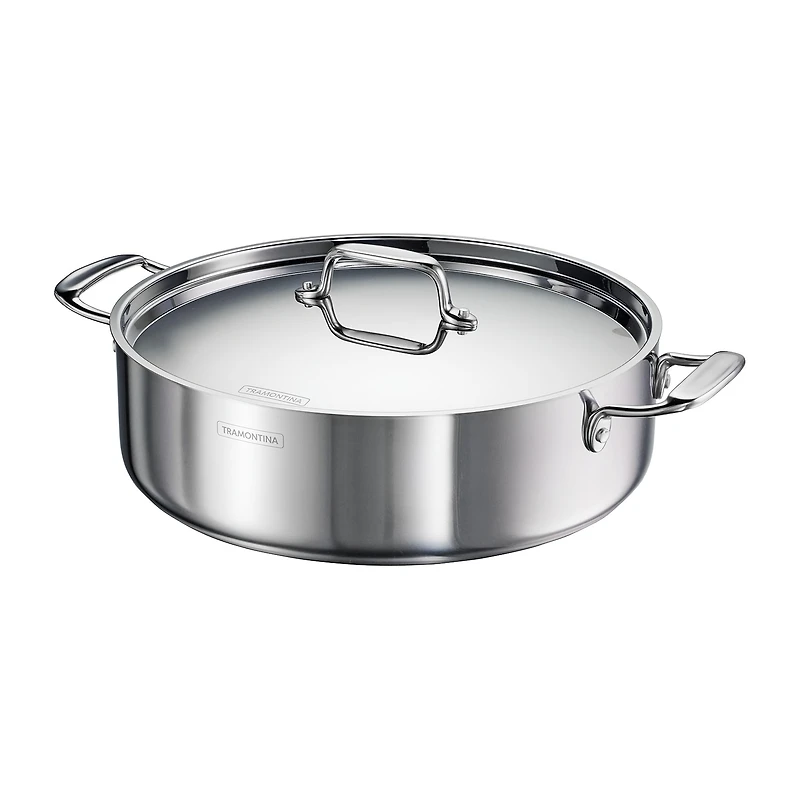 Tramontina Utsava Stainless Steel -qt. Covered Casserole