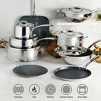 Tramontina Utsava Stainless Steel 3.25-qt. Covered Casserole