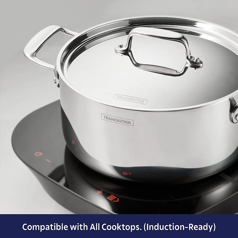 Tramontina Utsava Stainless Steel 3.25-qt. Covered Casserole