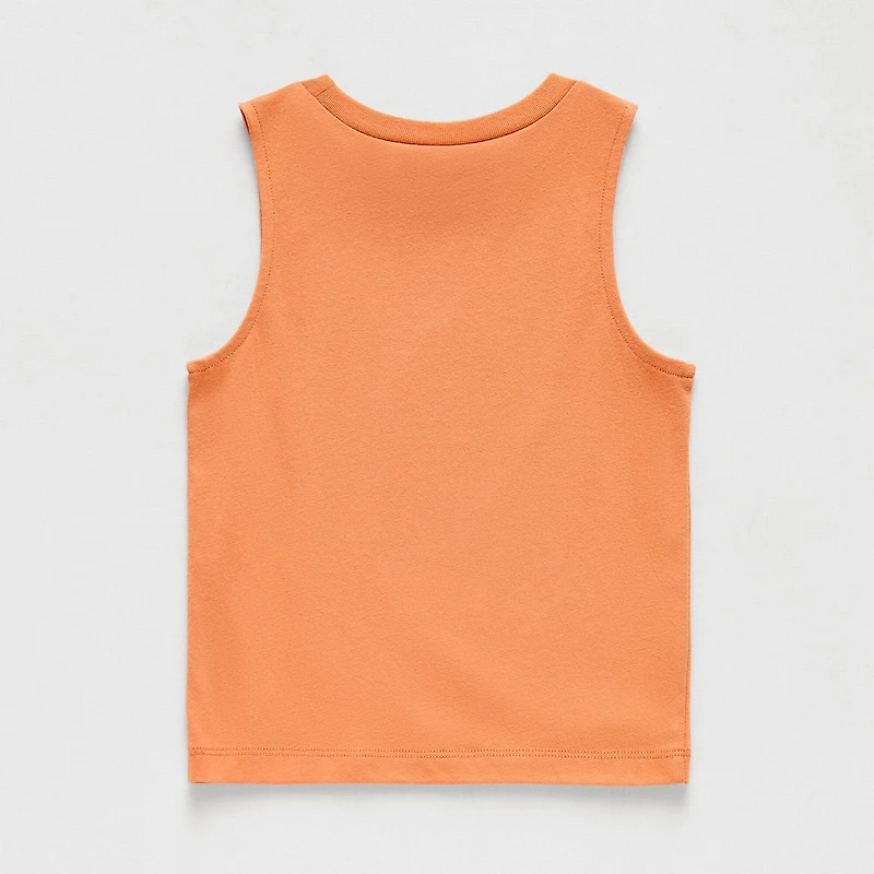 Okie Dokie Toddler & Little Boys Round Neck Sleeveless Tank Top