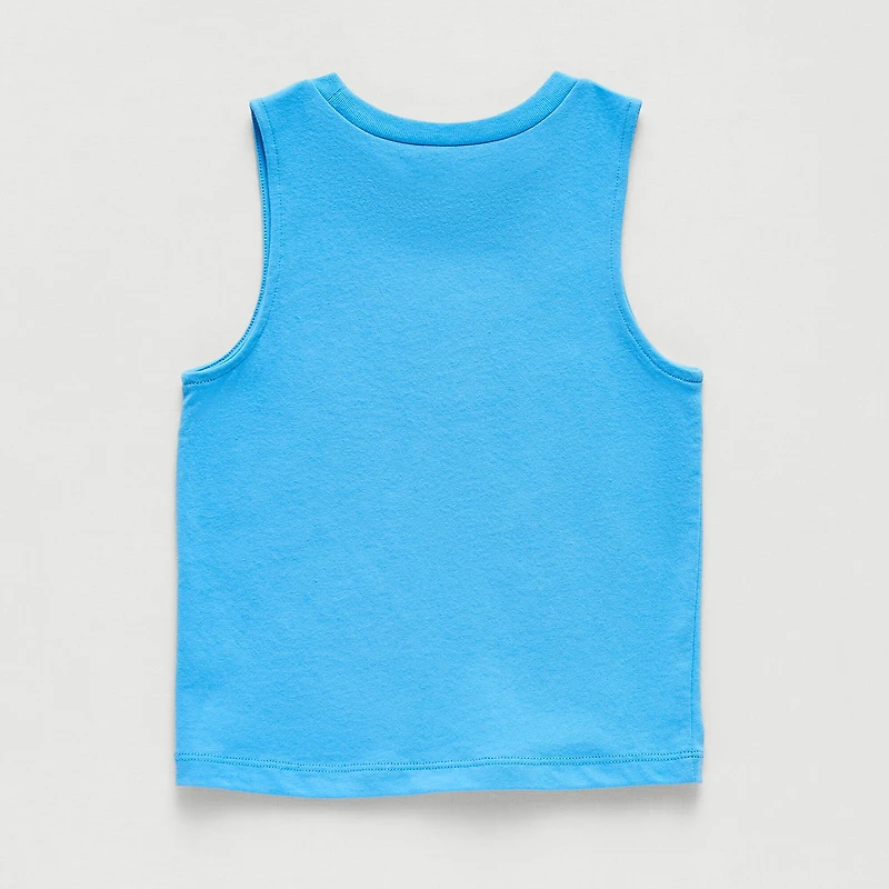 Okie Dokie Toddler & Little Boys Round Neck Sleeveless Tank Top