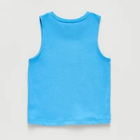 Okie Dokie Toddler & Little Boys Round Neck Sleeveless Tank Top