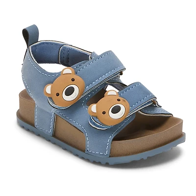First Steps By Stepping Stones Infant Boys Footbed Sandals