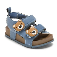 First Steps By Stepping Stones Infant Boys Footbed Sandals