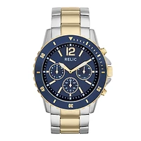 Relic® Mens Two-Tone Sport Watch ZR15772