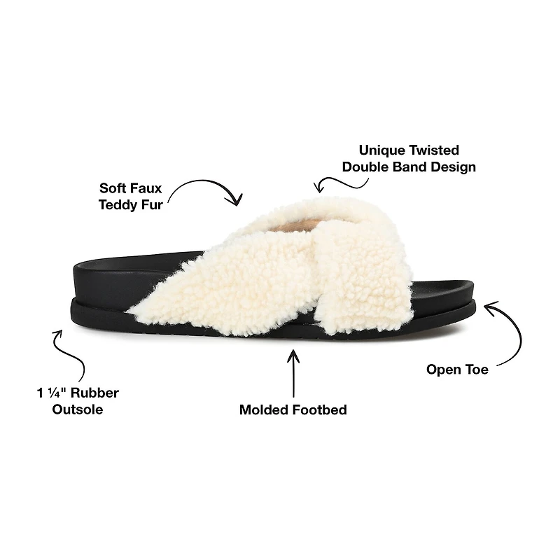 Journee Collection Jc Dalynnda Womens Slip-On Slippers