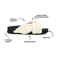Journee Collection Jc Dalynnda Womens Slip-On Slippers