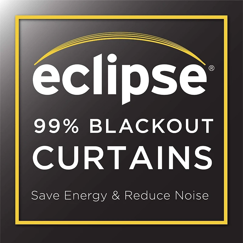 Eclipse Ronneby Stripe Grommet Top Blackout Single Curtain Panel
