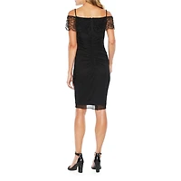 DJ Jaz Sleeveless Embellished Sheath Dress