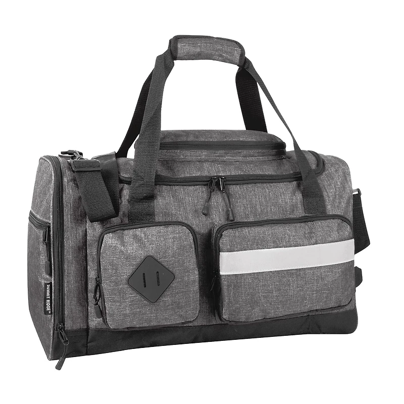 Summit Ridge 20" Cargo Duffel Bag With Reflective Strip