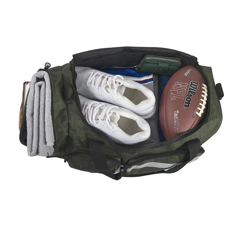 Summit Ridge 20" Cargo Duffel Bag With Reflective Strip
