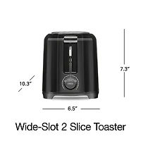 Proctor Silex Wide Slot 2 Slice Toaster