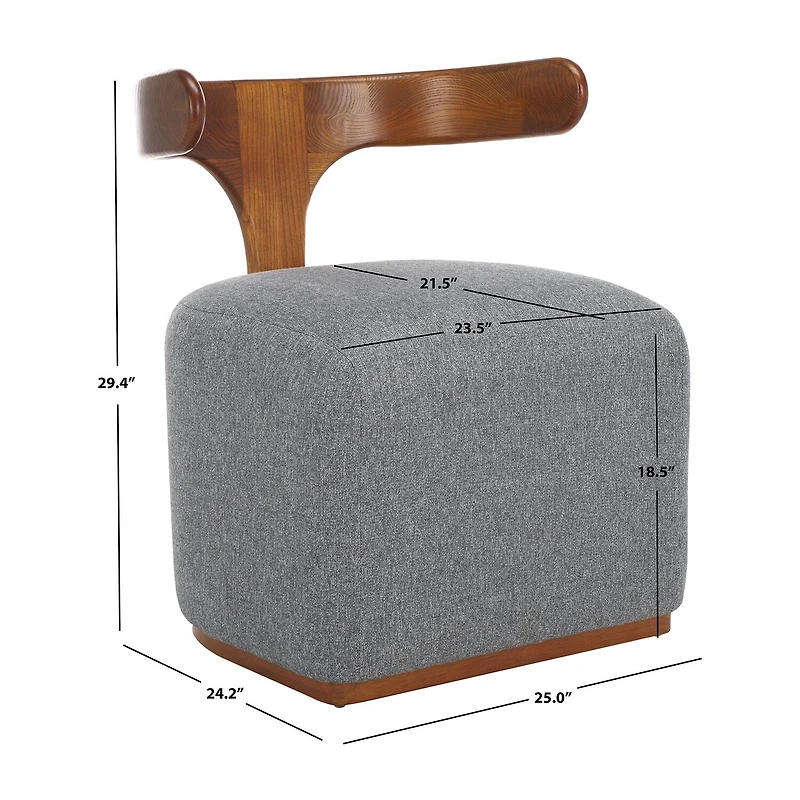 Safavieh Oreus Cushioned Ottoman